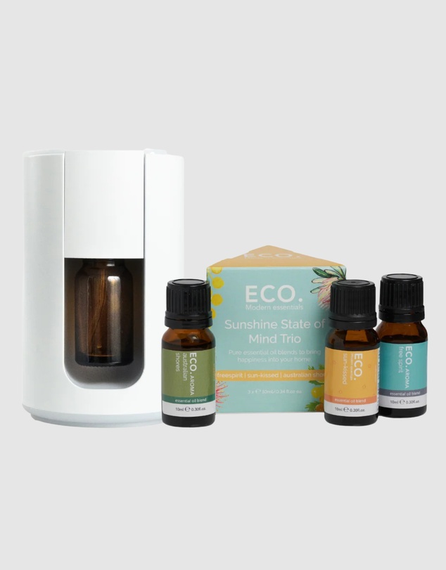 ECO. Modern Essentials - Cordless Travel Diffuser Arctic & Sunshine State of Mind Trio Collection