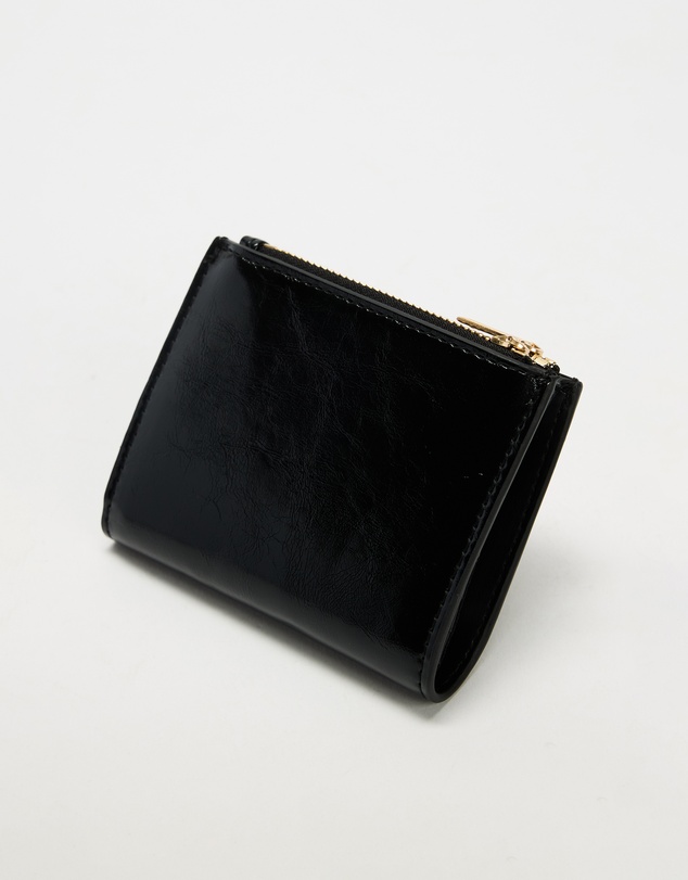 Calvin Klein - Foil Logo Glossy Double Zip Cardcase