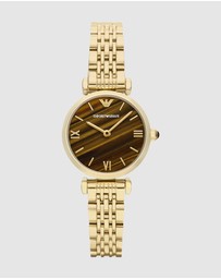 Emporio Armani - Gold Tone Analogue Watch