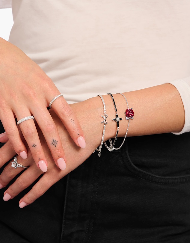 THOMAS SABO - Romance Bracelet Black Cross