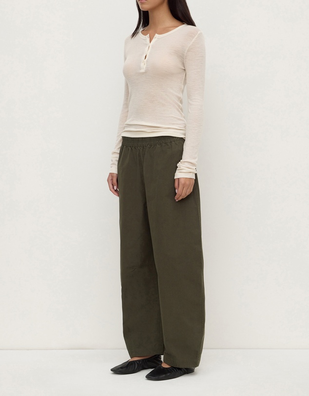 Assembly Label - Nora Merino Wool Henley Top
