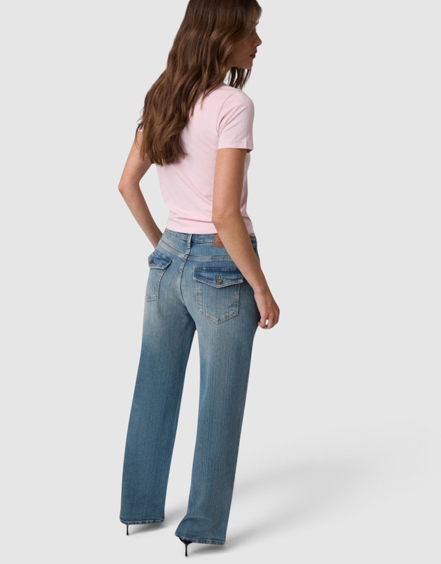 GUESS Jeans - GUESS JEANS Mid-Rise G11 Wide Leg Jeans