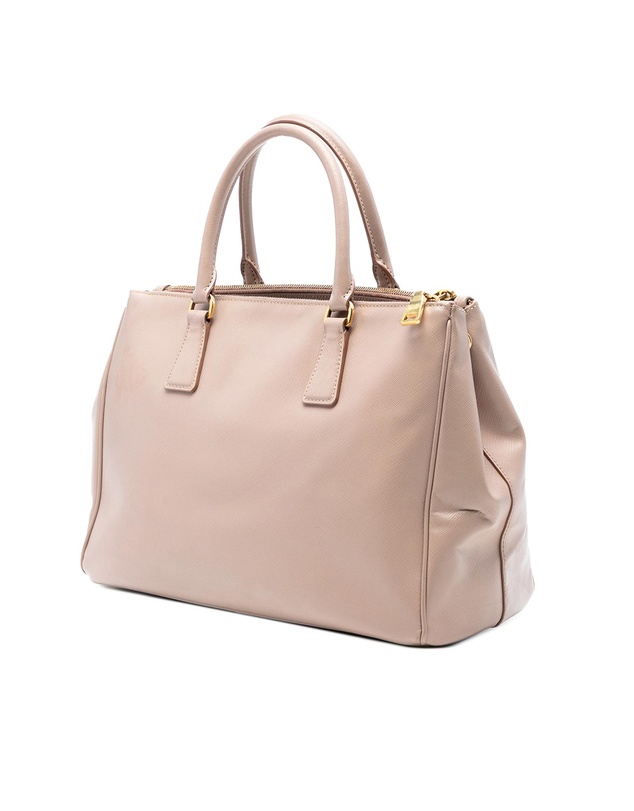 Pre-Loved by Azura Reborn - Pre-Loved Large Saffiano Lux Galleria Double Zip Tote