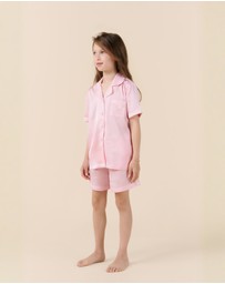 Gingerlilly - Mini Sonia Silky Satin Short PJ Set