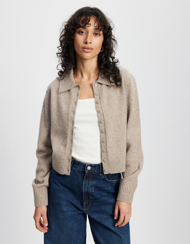 & Other Stories - Knitted Collar Cardigan