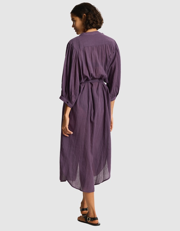 Sea Level Australia - Salt Boho Long Shirt Dress