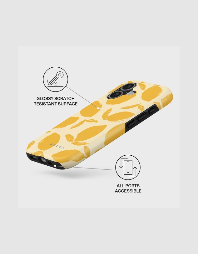 Burga - Burga iPhone 17 Tough Magsafe Case Lemon Tart