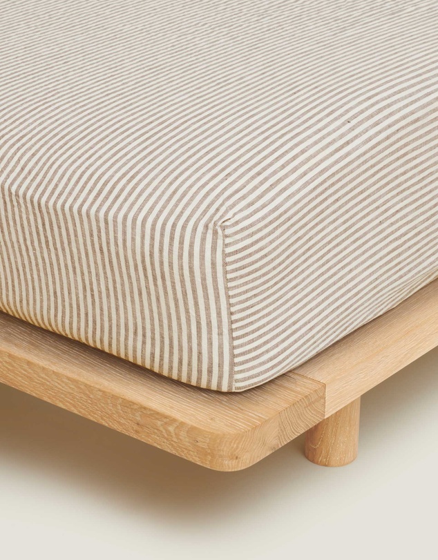 Carlotta + Gee - 100% Linen Fitted Sheet