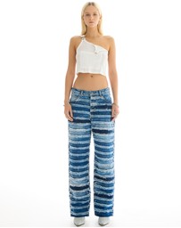 THE TALES - The Tales Reworked Panelled Denim Jeans