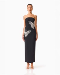 Elliatt - Mira Strapless Gown in Black