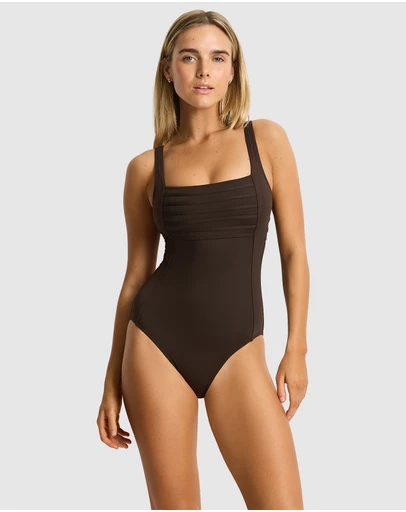 Sea Level Australia - De Luxe Square Neck Bralette One Piece