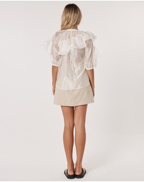 Fate + Becker - Celeste Ruffled Blouse