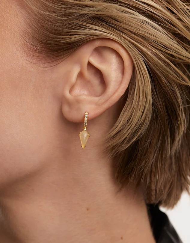 PDPAOLA - Naoki Rutile Quartz Single Earring
