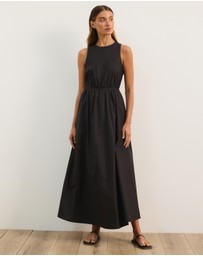 Atmos&Here - Isobel Cotton Poplin Midi Dress