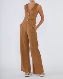 Amelius - Sofia Linen Twill Waistcoat