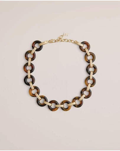 Trenery - Kaia Necklace in Tortoise Shell