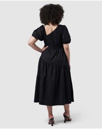 Something 4 Olivia - Miley Asymmetric Midi Dress