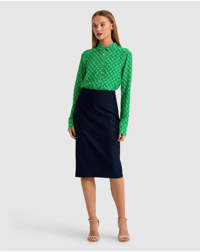 Oxford - Poppy Dot Print Blouse