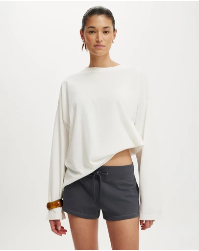 Cotton On - Wide Band Micro Sweatshorts