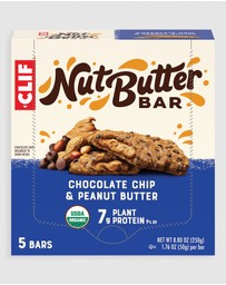 CLIF - Chocolate Chip & Peanut Butter Nut Butter Bar - 5x50g