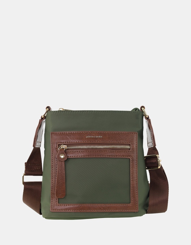 Pierre Cardin - Pierre Cardin RFID Lightweight Nylon Crossbody Bag
