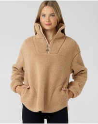Lorna Jane - Field Teddy Half Zip Hoodie