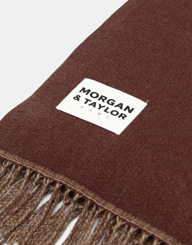 Morgan & Taylor - Sonder Throw Blanket in Brown