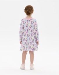 Rock Your Kid - Unicorn Pony Long Sleeve Polly Dress