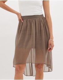 Amelius - Brisa Hi-Low Sheer Skirt