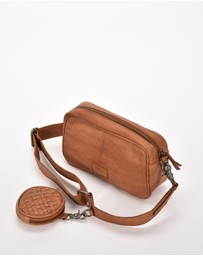 Cobb & Co - Millner Woven Leather Camera Bag