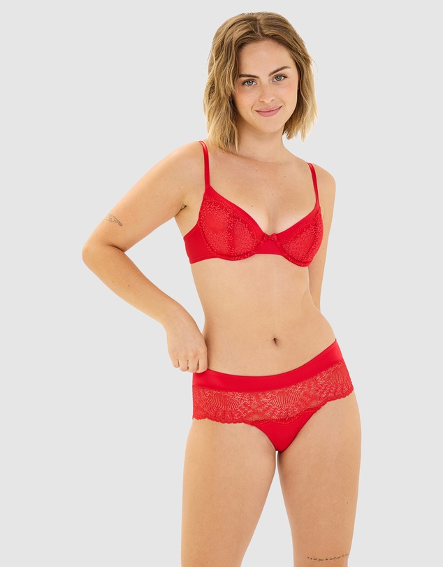 Billet Doux - Fidele Shorty Style Microfibre & Lace Brief