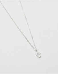Kirstin Ash - D Outline Initial Necklace
