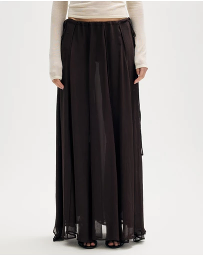 Minima Esenciales - Rory Panelled Maxi Skirt