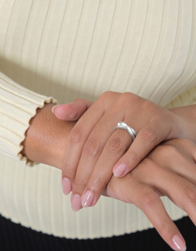 Elli Jewelry - Ring Cross Design 925 Sterling Silver