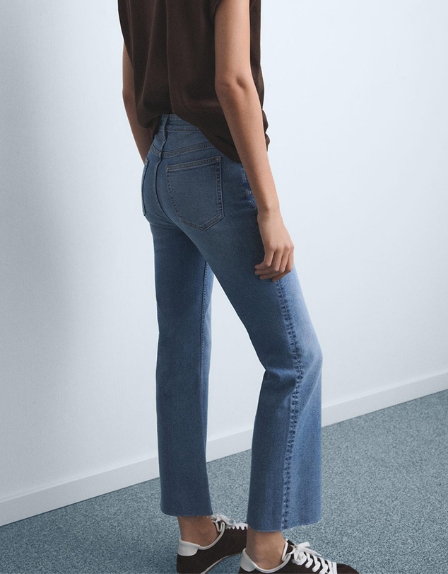 M.N.G - Sienna Flared Cropped Jeans