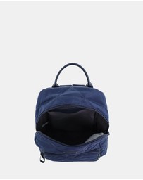 Pierre Cardin - Pierre Cardin Nylon Quilted Backpack