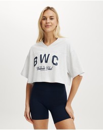 Cotton On Body Active - Cropped Graphic Sporty Tee