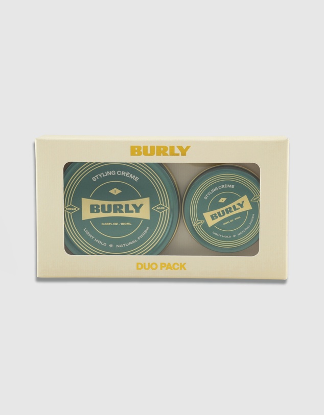 BURLY - DUO Pack - Styling Créme - Light Hold - Natural Finish - Australian Made