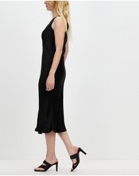 Third Form - Running Water Bias One Shoulder Dress