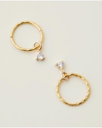 SAINT VALENTINE - Saint Mini Hoops - Gold - ICONIC EXCLUSIVE