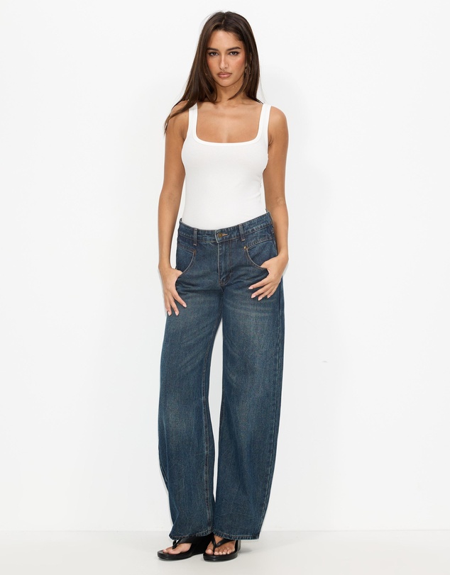 Dazie - Edie Rib Tank Top