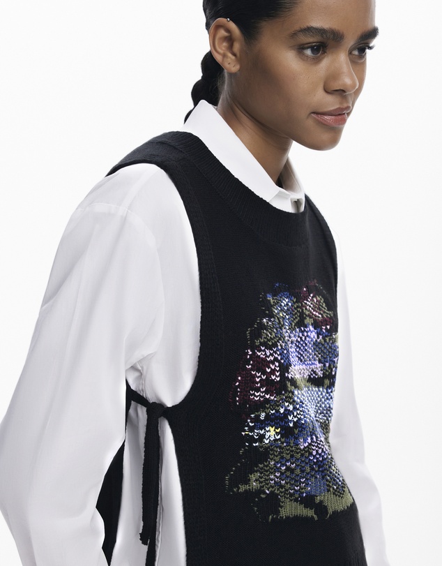 Desigual - 2-in-1 floral shirt