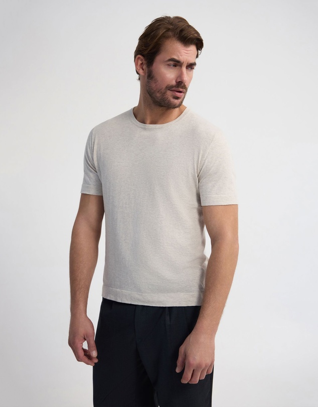 Oxford - Theodore Crew Neck Knitted T-Shirt