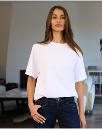 CAMIXA - Teesha Oversized Distressed Cotton T-Shirt