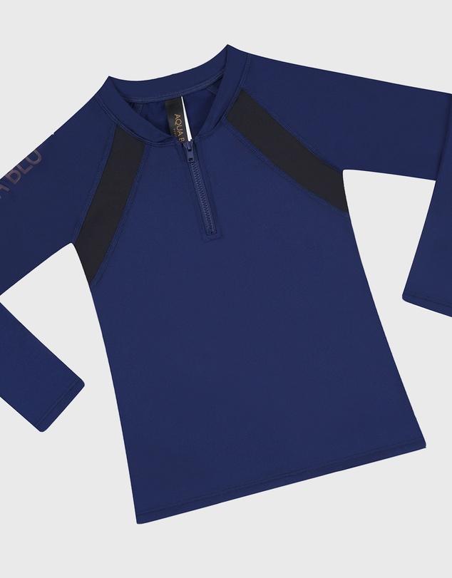Aqua Blu Kids - Building Blocks Long Sleeve Rash Vest - Teens