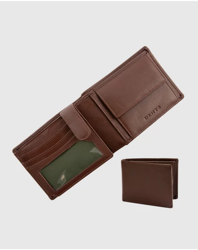 DENTS - Nappa Leather Trifold Wallet with RFID Protection