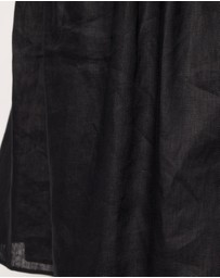 AERE - Amba Shirred Linen Mini Dress
