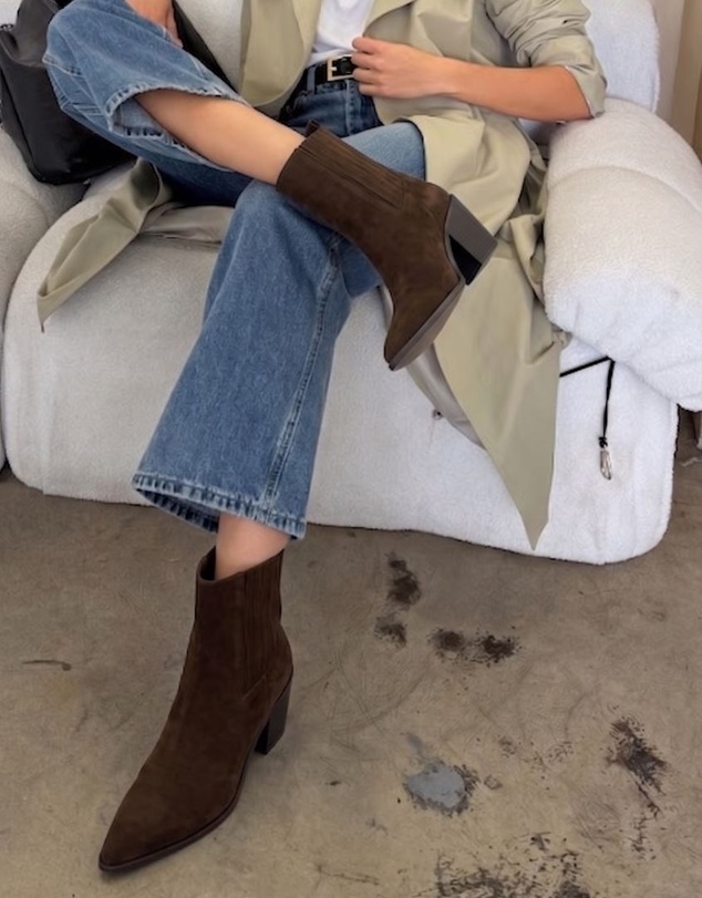 Atmos&Here - Juno Cowboy Ankle Boots