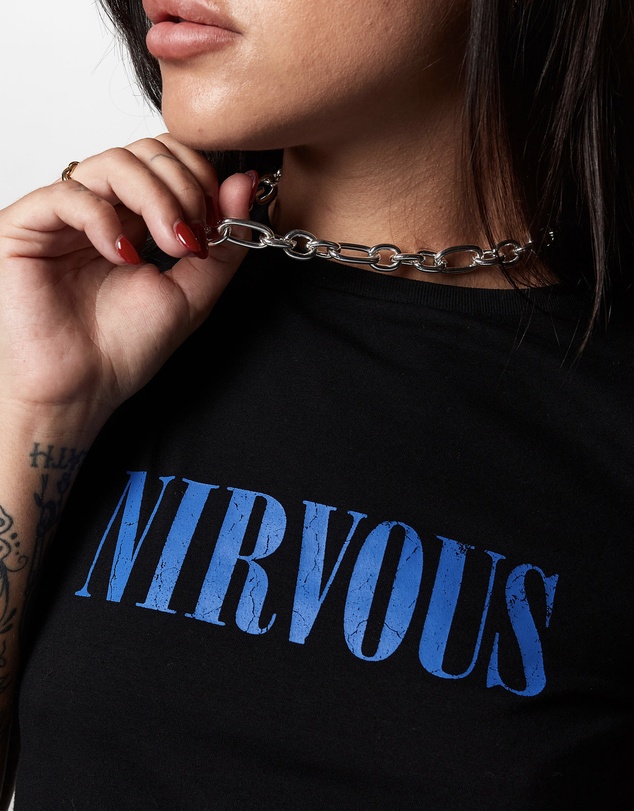 Old Flame Label - Nirvous Baby Tee