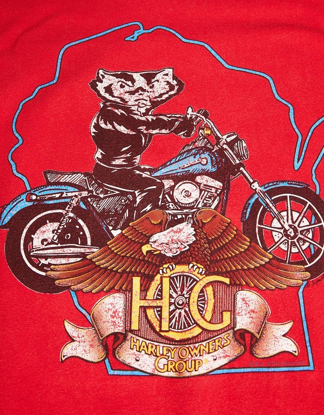Vintage by The Real Deal - Pre Loved - Vintage 1992 Harley Davidson H.O.G. Rally Tee